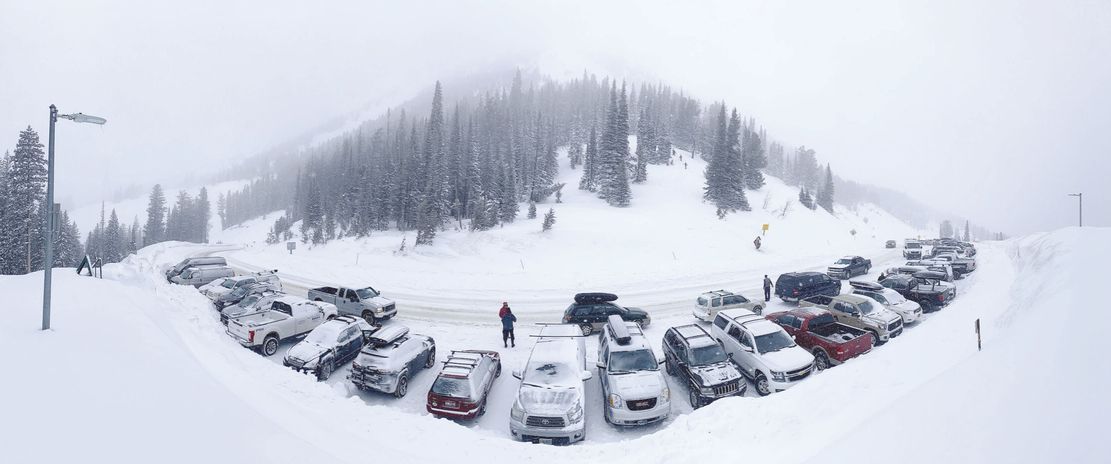 Teton Pass Parking Lot